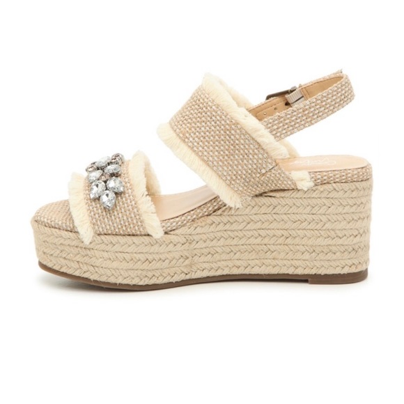 CROWN VINTAGE QALECIEN ESPADRILLE WEDGE SANDAL - Picture 4 of 16